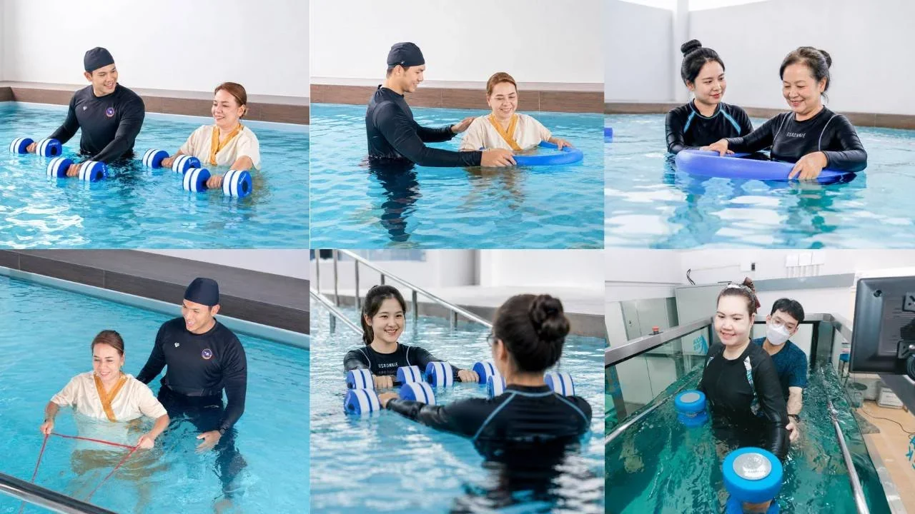 ธาราบำบัด (Hydrotherapy) - ลู่วิ่งออกกำลังกายในน้ำ (Aquatic Treadmill)